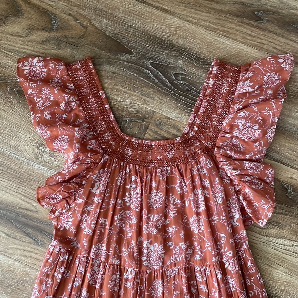 Free People Bonita Printed Midi Dress NWOT - Picture 2 of 15
